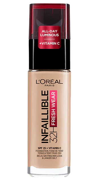 L'Oreal Infallible Foundation Breathable Liquid 32H Fresh Wear