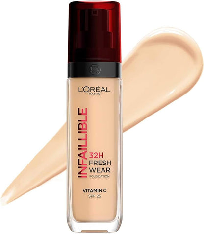 L'Oreal Infallible Foundation Breathable Liquid 32H Fresh Wear